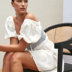 RUE STIIC Rhea Smocked Mini Dress