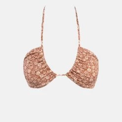 RHYTHM SWIM RHYTHM Carmella Gathered Halter Top