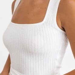 RHYTHM SWIM RHYTHM Andie Square Neck Knit Tank TOPS