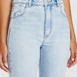 ROLLAS <br> Original Straight Jean - Sunbleach Worn 14 ROLLAS Original Straight Jean - Sunbleach Worn