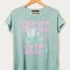 JUNK FOOD CLOTHING JUNK FOOD Peace Now Easy Tee
