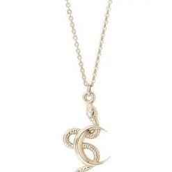 MAY MARTIN X THE SHOP TALON NYC Snake & Moon Pendant Necklace