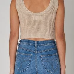 BACK IN STOCK ROLLAS <br> Crop Camisole Knit Tank <br><small><i> (More Colors Available) </small></i> 10 BACK IN STOCK ROLLAS Crop Camisole Knit Tank (More Colors Available)