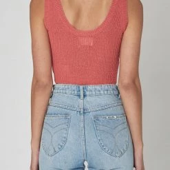 BACK IN STOCK ROLLAS Crop Camisole Knit Tank (More Colors Available)