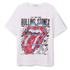 TOPS DAYDREAMER Rolling Stones Record Tongue Boyfriend Tee