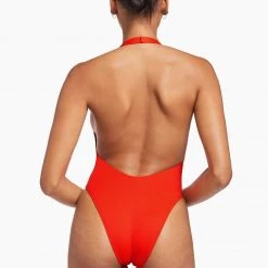 VITAMIN A <br> Alia Halter One Piece <br><small><i> (More Colors Available) </small></i> 18 VITAMIN A Alia Halter One Piece (More Colors Available)