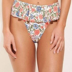 MAAJI Grandmas Garden Destiny Ruffle High Rise Bottom SWIM