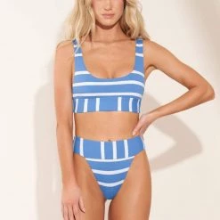SWIM MAAJI Sail Stripe Georgina High Rise Bottom