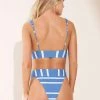 SWIM MAAJI Sail Stripe Georgina High Rise Bottom