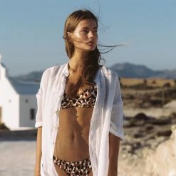 VITAMIN A Playa Linen Coverup Midi Dress BACK IN STOCK