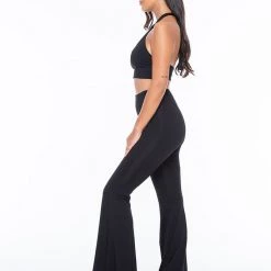 INDAH Giselle Solid Knit Bell Pant