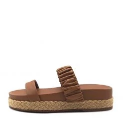 KAANAS Selangor Ruched Espadrille Platform Slides ACCS +