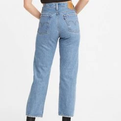 LEVI'S Wedgie Straight Denim Pant - Oxnard Haze BOTTOMS