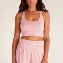 LOUNGE Z SUPPLY Sia Slub Tank Bra