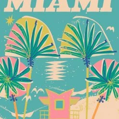 DANIELLA MANINI Miami Beach Print - 8" X 10"