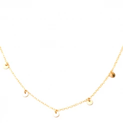 MAY MARTIN Disco Five Coin Necklace