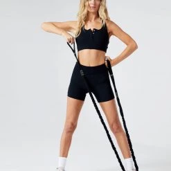 LSPACE *Online Exclusive* L*SPACE ACTIVE Ribbed Underdog Sports Tank - Black L*SPACE POP-UP SHOP