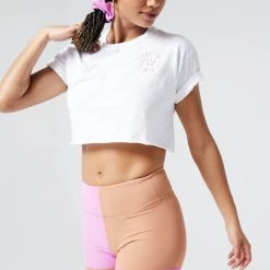 LSPACE *Online Exclusive* L*SPACE ACTIVE Ribbed Hot Shot Bike Short - Putty/Mauve L*SPACE POP-UP SHOP