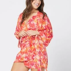 LSPACE *Online Exclusive* L*SPACE Pfeiffer Tropical Wrap Dress