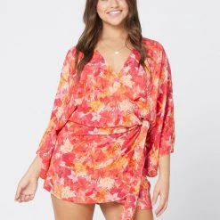 LSPACE *Online Exclusive* L*SPACE Pfeiffer Tropical Wrap Dress