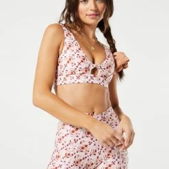 LSPACE *Online Exclusive* L*SPACE ACTIVE Printed Do The Twist Sports Bra