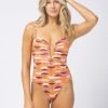 LSPACE *Online Exclusive* L*SPACE Roxanne Printed One Piece - The Wedge L*SPACE POP-UP SHOP