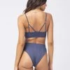 LSPACE *Online Exclusive* L*SPACE Court Pointelle Rib Bottom - Slate L*SPACE POP-UP SHOP