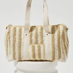 LSPACE *Online Exclusive* L*SPACE Endless Summer Raffia Duffle Bag