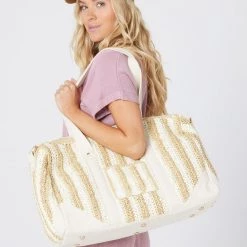 LSPACE *Online Exclusive* L*SPACE Endless Summer Raffia Duffle Bag