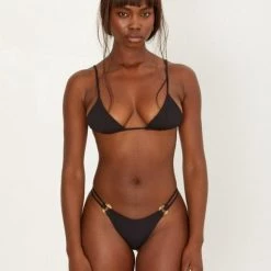 SWIM AILA BLUE <br> Tangiers Rib Tri Top 19 SWIM AILA BLUE Tangiers Rib Tri Top