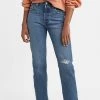 LEVI'S 501 Crop Denim Pant - Salsa Middle