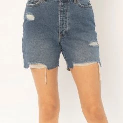 AMUSE SOCIETY Bella High-Waisted Denim Short