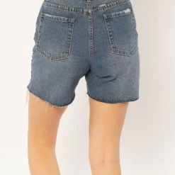 AMUSE SOCIETY Bella High-Waisted Denim Short