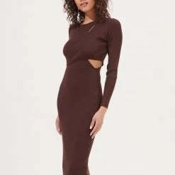 ASTR THE LABEL Alora Cut-Out Sweater Dress TOPS