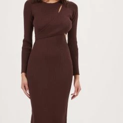 ASTR THE LABEL Alora Cut-Out Sweater Dress TOPS