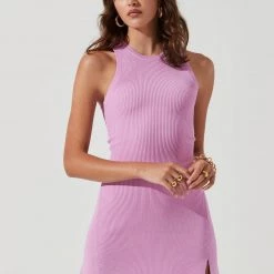 DRESSES ASTR THE LABEL Meera Rib Knit Mini Dress