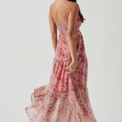 DRESSES ASTR THE LABEL Brandy Cinched Cut-Out Maxi Dress