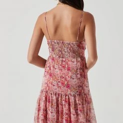 DRESSES ASTR THE LABEL Brandy Cinched Cut-Out Maxi Dress