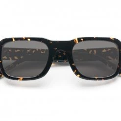 WONDERLAND SUN ACCS + WONDERLAND Badlands Sunglasses - Gloss Black/Grey