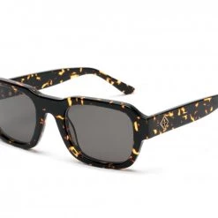 WONDERLAND SUN ACCS + WONDERLAND Badlands Sunglasses - Gloss Black/Grey