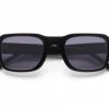WONDERLAND SUN ACCS + WONDERLAND Badlands Sunglasses - Gloss Black/Grey
