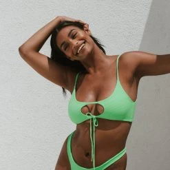 INDAH Jana Keyhole Top