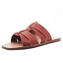 KAANAS Berta Leather Slide Sandal ACCS +