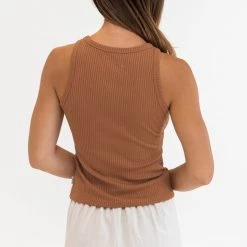 RHYTHM SWIM TOPS RHYTHM Classic Rib Knit Tank