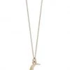 MAY MARTIN X THE SHOP TALON NYC 14kt Gold-Plated Crescent Moon Necklace