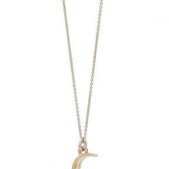 MAY MARTIN X THE SHOP TALON NYC 14kt Gold-Plated Crescent Moon Necklace