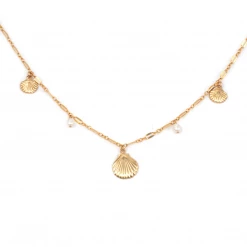 MAY MARTIN X THE SHOP Coast Shell Charm Necklace