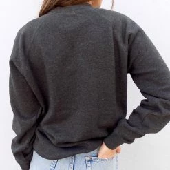 YESTERDAYS THE SHOP CLASSIC Pullover Crew Neck Fleece Sweatshirt - Camo Heather LOVE THE SEA / THE SHOP.