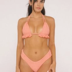 SWIM CITRINE Ava Ruffled Tri Top (More Colors Available)