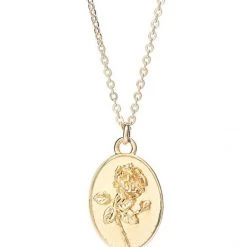 MAY MARTIN X THE SHOP TALON NYC 14kt Gold-Plated Rose Pendant Necklace